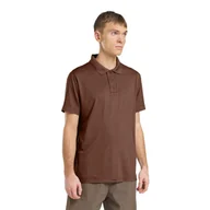 Koszulki męskie - Męska koszulka polo Jack Wolfskin TRAVEL POLO M dark rust heather - S - miniaturka - grafika 1