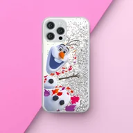 Etui i futerały do telefonów - Etui Olaf 003 Disney Płynny brokat Srebrny Producent: Iphone, Model: 13 MINI - miniaturka - grafika 1