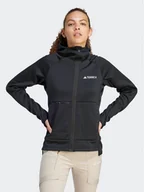 Odzież trekkingowa damska - adidas Bluza Terrex Xperior IB1843 Czarny Slim Fit - miniaturka - grafika 1