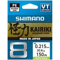 Żyłki wędkarskie - Plecionka SHIMANO Kairiki 8 0.215 mm / 150 m Zielony - miniaturka - grafika 1