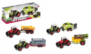 Mega Creative Moje Ranczo Traktor Met Akc Plx 22cm 72/144 - Samochody i pojazdy dla dzieci - miniaturka - grafika 1