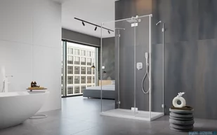 Radaway Essenza Pro White Kdj+S kabina 80x120x80cm prawa biały mat/szkło przejrzyste 10097312-04-01R/10098080-01-01/10098080-01-01 - Kabiny prysznicowe Radaway Essenza Pro White Kdj+S kabina 80x120x80cm prawa biały mat/szkło przejrzyste 10097312-04-01R/10098080-01-01/10098080-01-01 - Kabiny prysznicowe - miniaturka - grafika 3