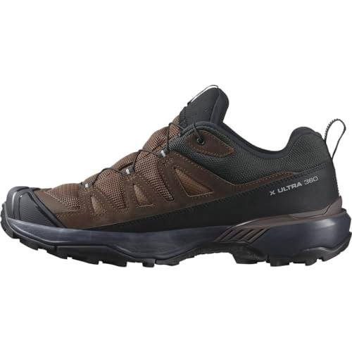 Salomon X ULTRA 360 Leather GTX – GORE-TEX – męskie buty turystyczne i trekkingowe, brązowe 475712, rozmiar 40 (EU), 6,5 (UK)
