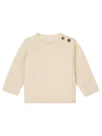 Bluzy i sweterki niemowlęce - Noppies Sweter "Gergal" w kolorze beżowym - miniaturka - grafika 1