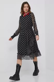 Sukienki - JDY sukienka kolor czarny mini rozkloszowana - grafika 1