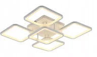Lampy sufitowe - Żyrandol LED Kwadrat Plafon Lampa Sufitowa Biała - miniaturka - grafika 1
