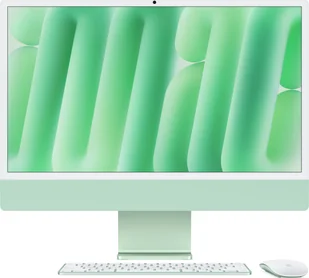 iMac 24” 4.5K Retina, Apple M4 10C CPU, 10C GPU/16GB/512GB SSD/Green/SWE - Zestawy komputerowe - miniaturka - grafika 1