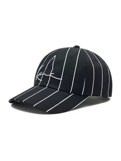 Czapki męskie - Karl Kani Czapka z daszkiem Signature Pinstripe 7004096 Czarny - grafika 1