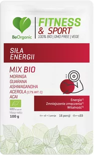 Bio Tech BE ORGANIC (suplementy diety) MIESZANKA SIŁA ENERGII W PROSZKU 100 g - BE ORGANIC (FITNESS & SPORT) - Witaminy i minerały dla sportowców - miniaturka - grafika 1