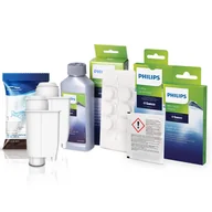 Akcesoria i części do ekspresów do kawy - Zestaw Do Saeco Philips, AL-Inte+ 2 szt, Tabletki Czyszczące CA6704/10, Odkamieniacz CA6700/00 250ml, Środek do Obiegu Mleka CA6705/60 - miniaturka - grafika 1