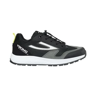 Viking Unisex buty dziecięce Century Wp Sl Walking Shoe, Black Lime, 40 EU - Buty dla dziewczynek - miniaturka - grafika 1