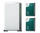 Serwery plików NAS i macierze dyskowe - Synology DS223j 2x 16TB HDD HAT3310 Plus - miniaturka - grafika 1