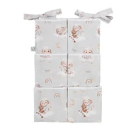 Organizery na łóżeczko - Organizer na łóżeczko z kieszeniami Owieczki - miniaturka - grafika 1