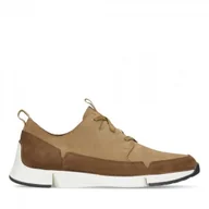 Półbuty męskie - Clarks Tri Solar [Tan Combi Nubuck] - Rozmiar 41.5 - miniaturka - grafika 1
