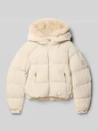 Kurtki i płaszcze dla dziewczynek - Kurtka pikowana z kapturem - miniaturka - grafika 1