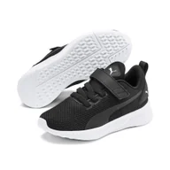 Buty trekkingowe dziecięce - Dziecięce buty sportowe Flyer Runner V PUMA Black White - miniaturka - grafika 1