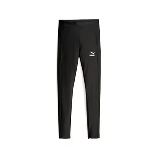 Legginsy damskie Puma T7 SHINY czarne 62146301 - Legginsy - miniaturka - grafika 1