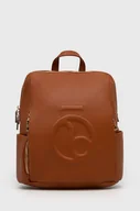 Plecaki - Nobo plecak damski kolor brązowy mały gładki - miniaturka - grafika 1
