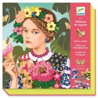 Zabawki kreatywne - Djeco cekinowe obrazki Merry & Smart - miniaturka - grafika 1