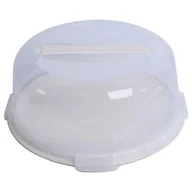 Pojemniki kuchenne - Pojemnik Tortownica 30 cm kremowy - miniaturka - grafika 1