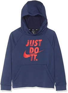 Nike bluza chłopięca B Nk Dry Gfx Po Hoodie niebieski Midnight Navy/University Red X-L - Bluzy dla chłopców - miniaturka - grafika 1