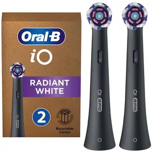2x Końcówka Oral-B iO Radiant Black - Końcówki do szczoteczek elektrycznych - miniaturka - grafika 1