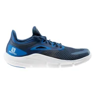 Buty sportowe męskie - Męskie Buty do biegania SALOMON PREDICT MOD DARK DENIM/WHT/TURKISH L41369500 – Niebieski - miniaturka - grafika 1
