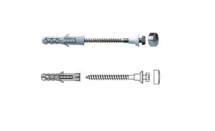 KOŁEK DO MOCOWANIA WC KPL-2SZT 10/6*80MM - Kołki - miniaturka - grafika 1