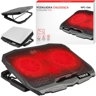 STABILNA Podstawka Podkładka Chłodząca pod Laptopa 12-17" LED 4 Wentylatory NCP-066 - Podkładki chłodzące pod laptopa - miniaturka - grafika 1