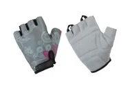 Rękawiczki rowerowe - Accent, Rękawiczki rowerowe, Flowers, szary, rozmiar S - miniaturka - grafika 1