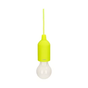 Lampka Turystyczna LED na Baterie Nocna pod Namiot Kemping Limonkowa - Lampy stojące - miniaturka - grafika 1