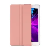 Etui do tabletów - Etui marki Amazon do iPada 9/8/7 (model 2021/2020/2019, 9. / 8. generacja), przezroczysta matowa tylna obudowa TPU potrójnie składany stojak na iPada 20,2 cala z uchwytem na długopis, automatyczne - miniaturka - grafika 1