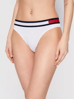 Majtki damskie - Tommy Hilfiger Figi klasyczne UW0UW01560 Biały - grafika 1