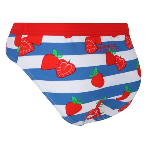Regatta Unisex dziecięce majtki kąpielowe z nadrukiem Hosanny Fiery Red 8 Years
