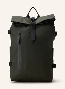 Rains Plecak Rolltop Large Z Przegrodą Na Laptop gruen - Torby na laptopy - miniaturka - grafika 1