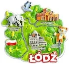 Magnesy - Magnes I love Poland Łósż ILP-MAG-C-LOD-32 - miniaturka - grafika 1