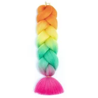 Ozdoby do włosów - Syntetyczne włosy 120 cm gęste ombre WLS03 - miniaturka - grafika 1