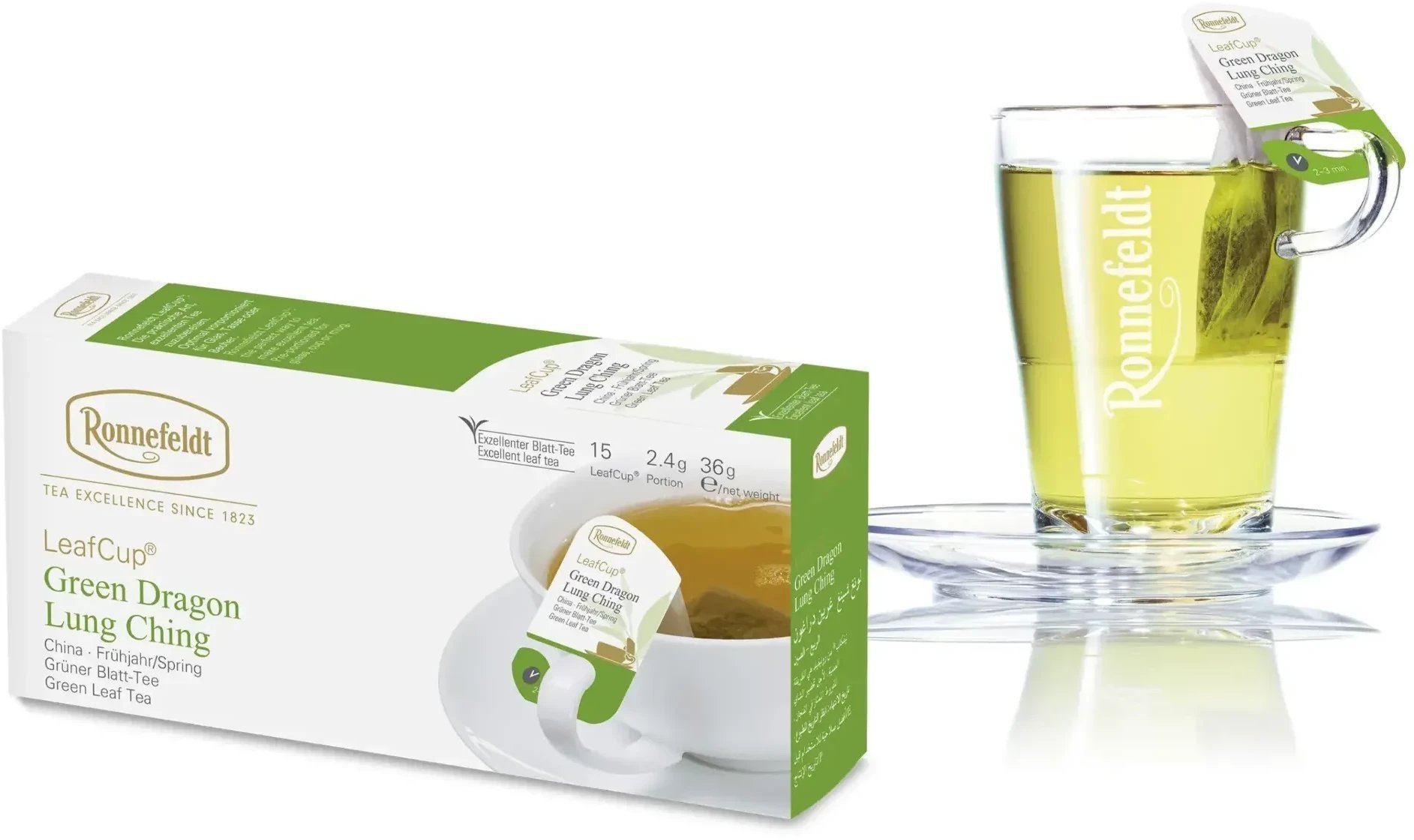 Zielona herbata Ronnefeldt Leaf Cup Green Dragon 15x2,4g