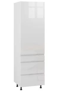 Rimini Słupek Ds3-60-197_Modernbox Lewy Biały Połysk - Meble kuchenne - miniaturka - grafika 1