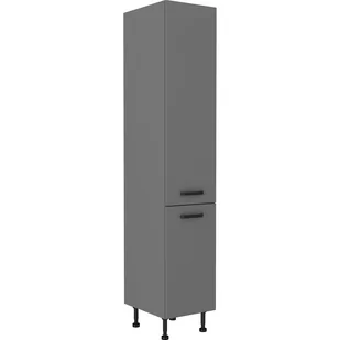 Szafka Dolna Wysoka Słupek 40 DK-210 2F Nessa Stolarz Lempert Antracyt - Szafki kuchenne - miniaturka - grafika 1