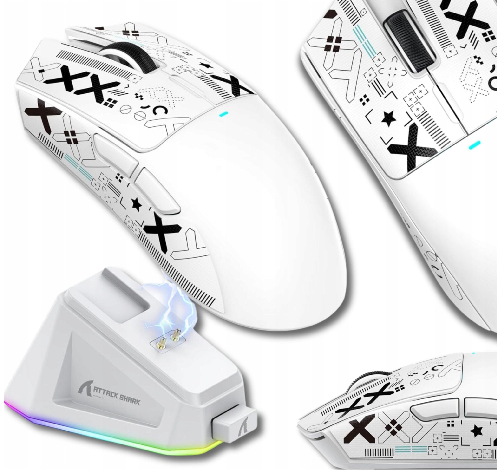 Attack Shark X11 sensor optyczny bezprzewodowa