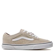 Trampki damskie - Tenisówki Vans Rowley Classic VN0009QJBAT1 Beżowy - miniaturka - grafika 1
