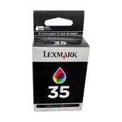 Tusze oryginalne - 18C0035B LEXMARK 35 WKŁAD ATRAMENTOWY TRÓJKOLOROWY - miniaturka - grafika 1
