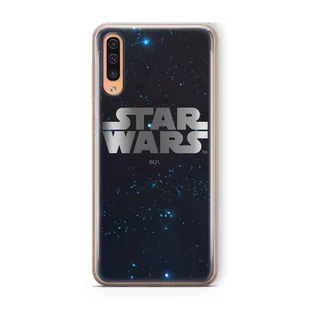 Disney Etui Star Wars Gwiezdne Wojny 003 Samsung A50 A505/A30s A307 srebrny/silver SWPCSW18514 - Etui i futerały do telefonów - miniaturka - grafika 1