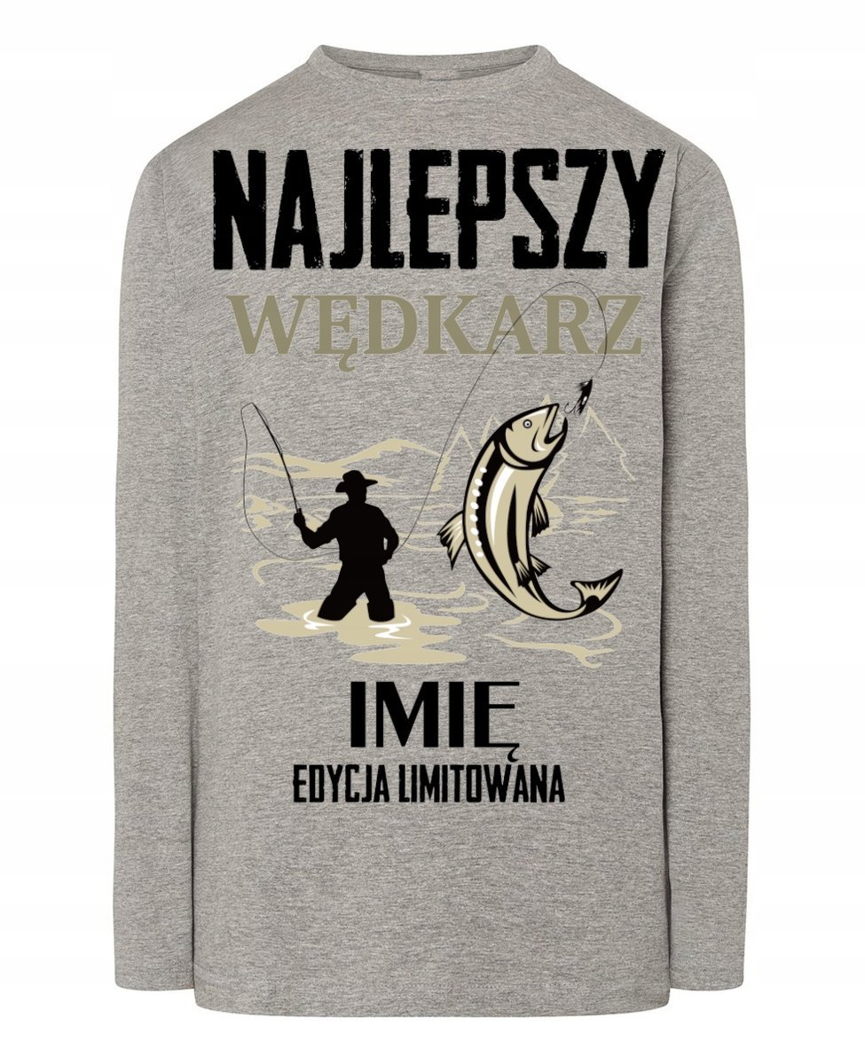 Longsleeve Najlepszy Wędkarz Imię r.XXL