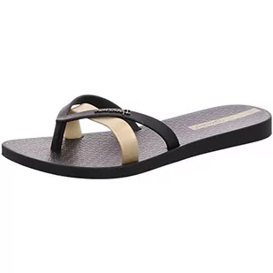 Ipanema Kirei Fem japonki damskie, 8417 Black Gold, 38 EU - Klapki i japonki damskie - miniaturka - grafika 1