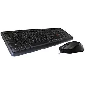 Klawiatura i mysz C-Tech KBM-102, CZ/SK (KBM-102-BL) Czarna - Zestawy myszka + klawiatura - miniaturka - grafika 1