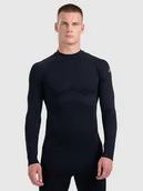 Pozostała odzież narciarska - Bielizna męska termoaktywna bezszwowa (góra) 4F 4FWAW25USEAM224-20S Czarny XXL/3XL - miniaturka - grafika 1