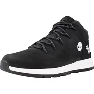 Timberland Męskie buty trekkingowe Sprint Mid, czarny, 44 EU - Buty trekkingowe męskie - miniaturka - grafika 1