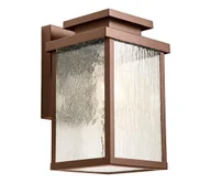 Lampy ogrodowe - Redo 90463 - Kinkiet zewnętrzny YARD 1xE27/42W/230V IP44 brązowy - miniaturka - grafika 1